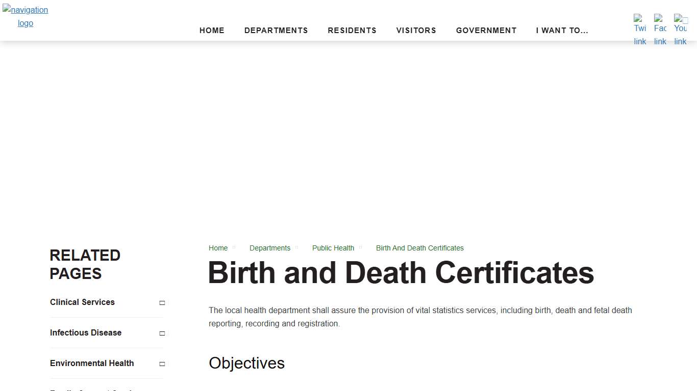 Birth and Death Certificates